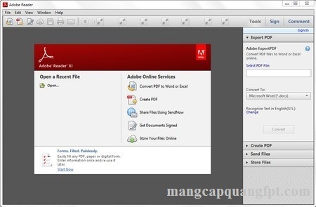 Làm sao đọc file PDF trên máy tính Adobe Reader