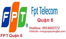 Đăng ký mạng internet FPT quận 6 TPHCM