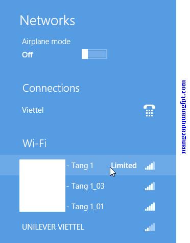 Hướng dẫn cách khắc phục lỗi limited access của Wifi