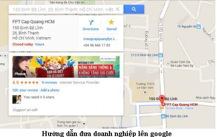 Hướng dẫn cách đưa Doanh Nghiệp lên Google Maps