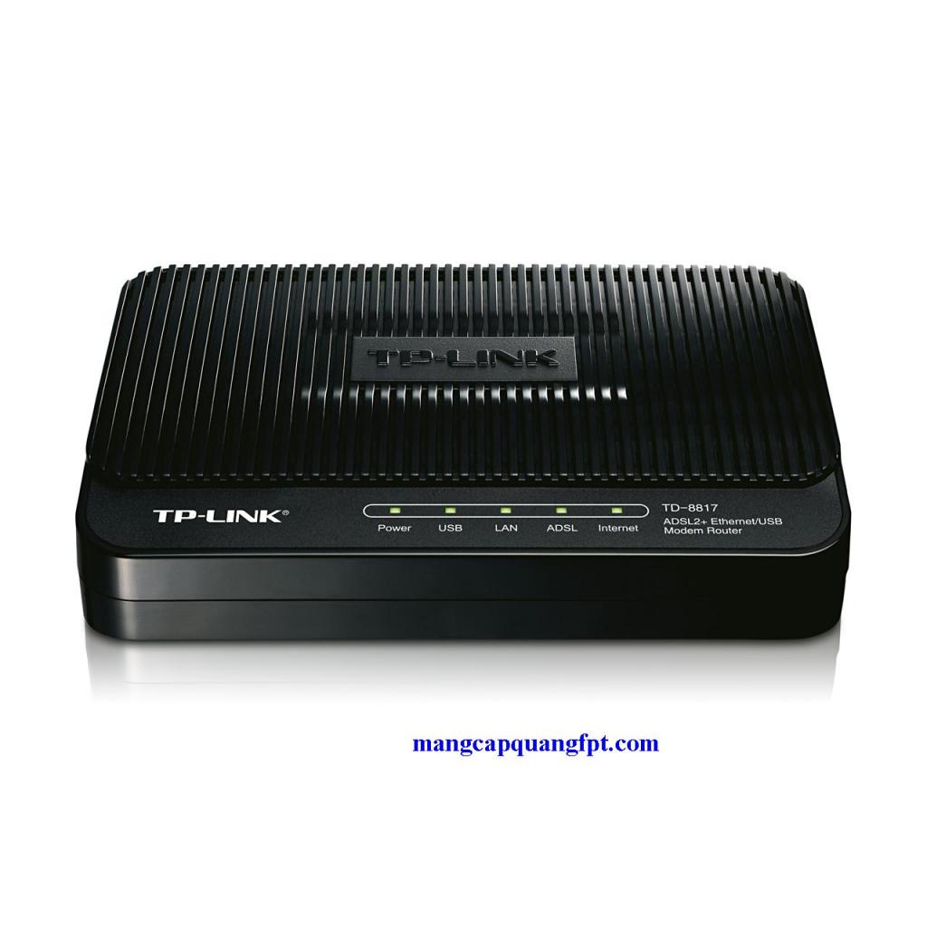 Hướng dẫn cài đặt cấu hình modem VNPT TP-Link TD-8817