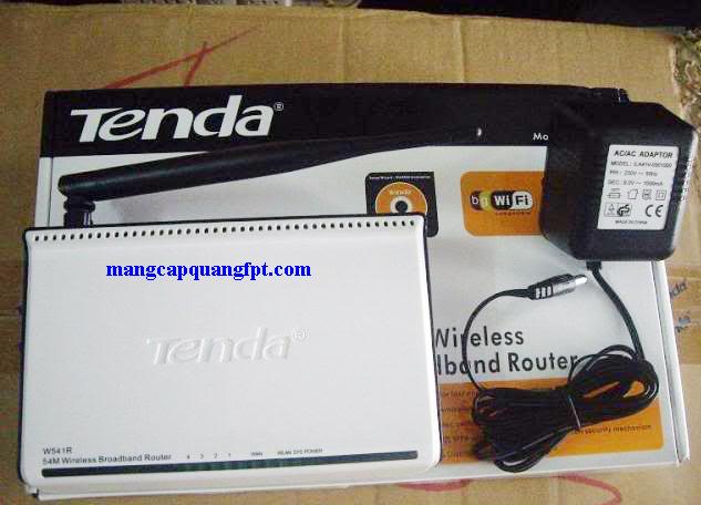 Hướng dẫn cấu hình Bộ phát Router Wifi Tenda W311R