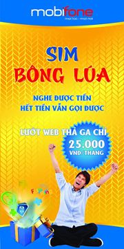 Mobifone tung ra Sim bông lúa gọi miễn phí nghe được tiền