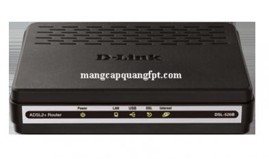 Hướng dẫn cấu hình modem D-link DSL526B