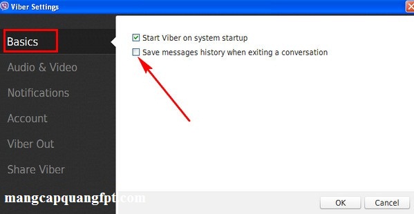 Cách xóa hết thông tin cuộc trò chuyện Viber trên máy tính