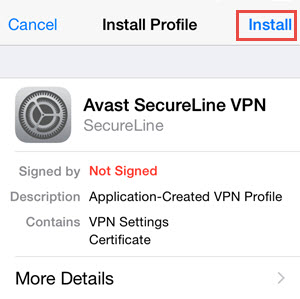 Cách duyệt Web ẩn danh trên Iphone và Ipad bằng Avast