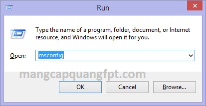 Sửa lỗi Windows với MSconfig