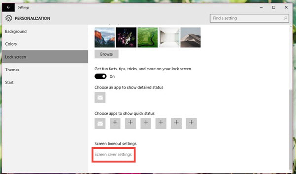 Hướng dẫn cài Screen Saver trên Windows 10