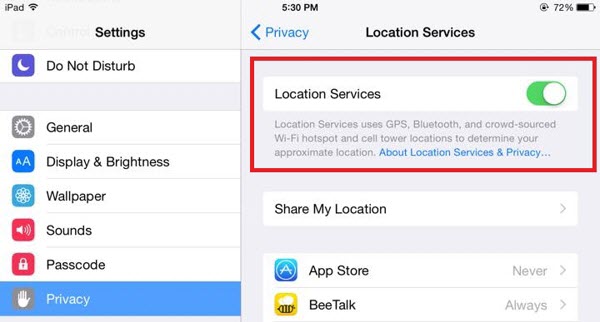 Hướng dẫn sửa lỗi GPS trên bản cập nhật IOS 8.4