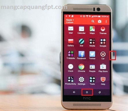 Cách chụp màn hình HTC One M9 M8 M7
