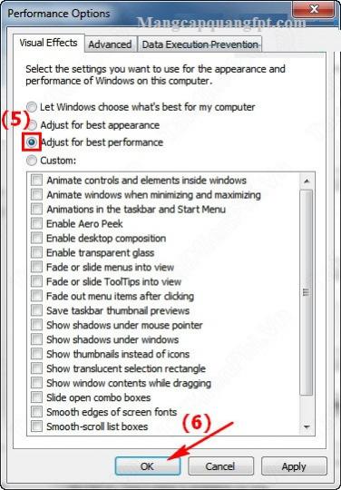 Hướng dẫn tăng tốc độ máy tính bằng cách tắt các hiệu ứng động