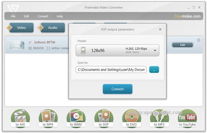 Tải Video Youtube dễ dàng với Freemake Video Converter