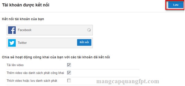 Hướng dẫn kết nối tài khoản Facebook của bạn với Youtube