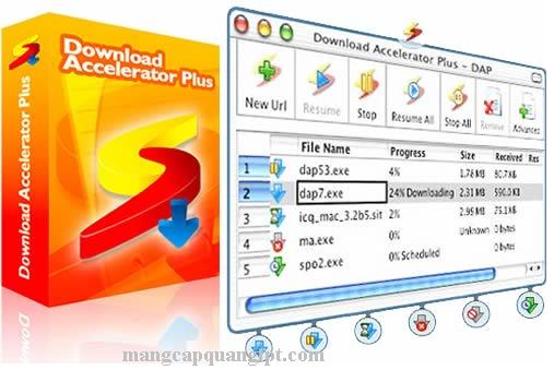 Download Accelerator Plus Phần mềm tăng tốc độ tải File nhanh chóng