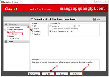 Hướng dẫn bật chế độ Real Time của Avira Free Antivirus