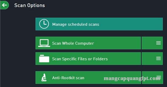 Hướng dẫn sử dụng phần mềm diệt virus AVG Antivirus Free