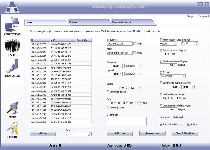 Cách quản lý băng thông mạng internet với Bandwidth Manager