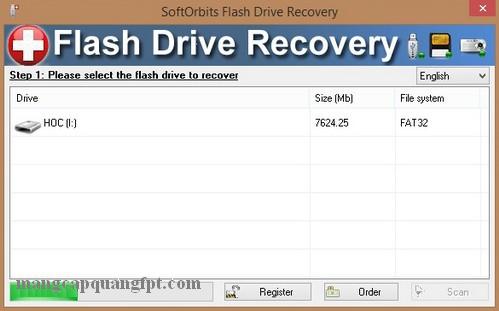 SoftOrbits Flash Drive Recovery phần mềm khôi phục dữ liệu USB