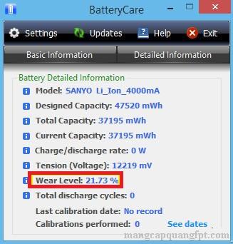 Hướng dẫn kiểm tra mức độ chai pin laptop Asus Acer Lenovo HP Dell