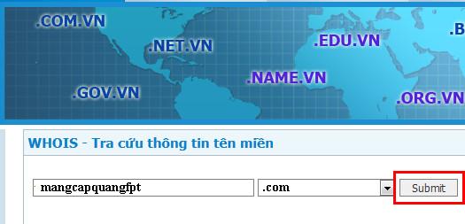 Hướng dẫn cách kiểm tra tên miền domain có ai đăng ký chưa