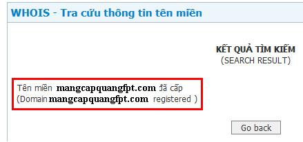 Hướng dẫn cách kiểm tra tên miền domain có ai đăng ký chưa