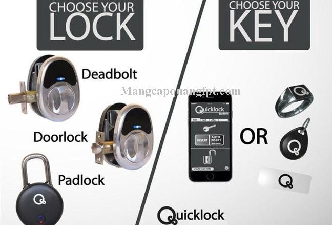 Quick Lock ứng dụng ổ khóa thông minh trên SmartPhone