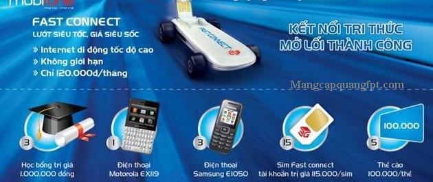 Hướng dẫn tăng tốc độ Dcom 3G Fast connect Mobifone