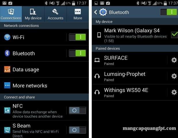 Hướng dẫn chia sẻ Wifi qua Bluetooth trên điện thoại android