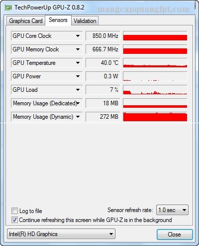 Kiểm tra card đồ họa máy tính bằng GPU-Z