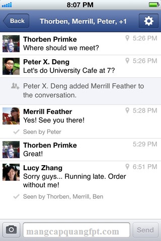 Hướng dẫn chat Facebook dễ dàng với Facebook Messager trên Android IOS Windowsphone