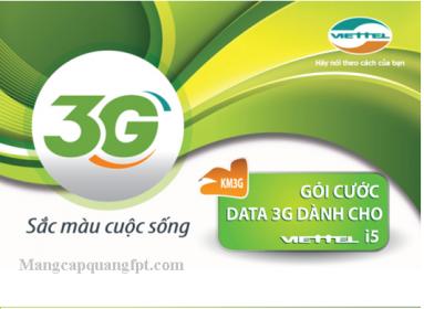 Hướng dẫn đăng ký các gói cước 3G của Viettel