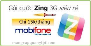 Hướng dẫn cách đăng ký gói 3G Zing Mobifone