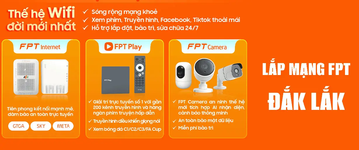 Lắp mạng FPT Đắk Lắk ✅